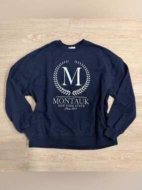 Garage Navy Montauk Crewneck Sweater